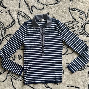 Madewell striped polo small nwot